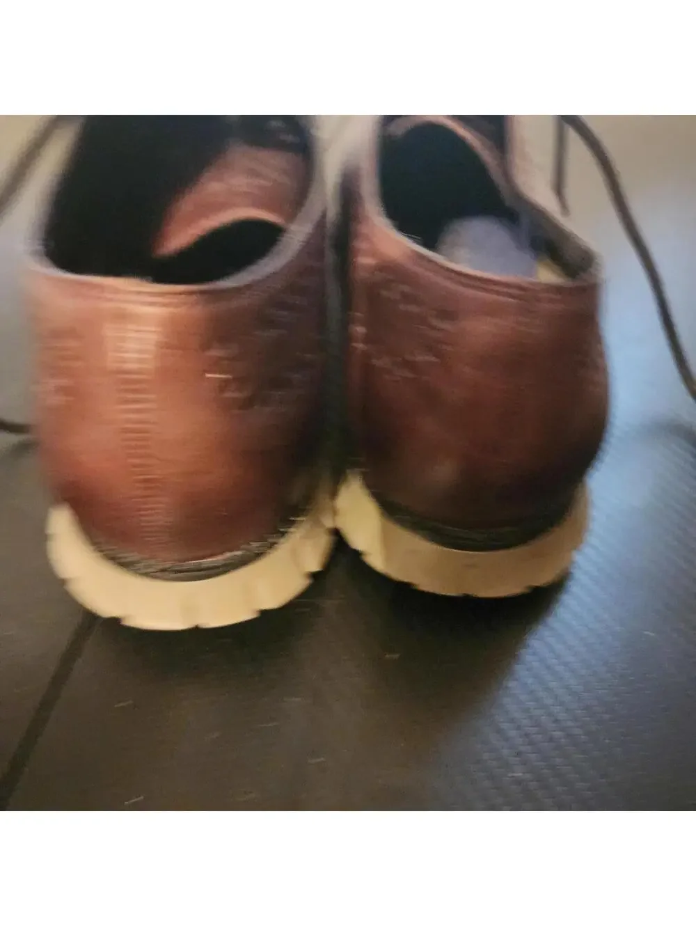 Cole Haan ZERØGRAND Brown Leather Wingtip Oxford Shoes Men's Size 12